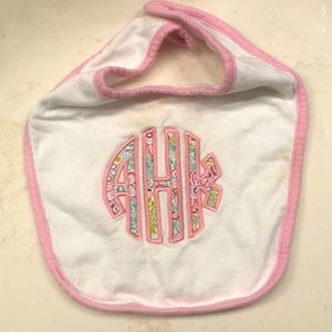 AKH Monogrammed Bib